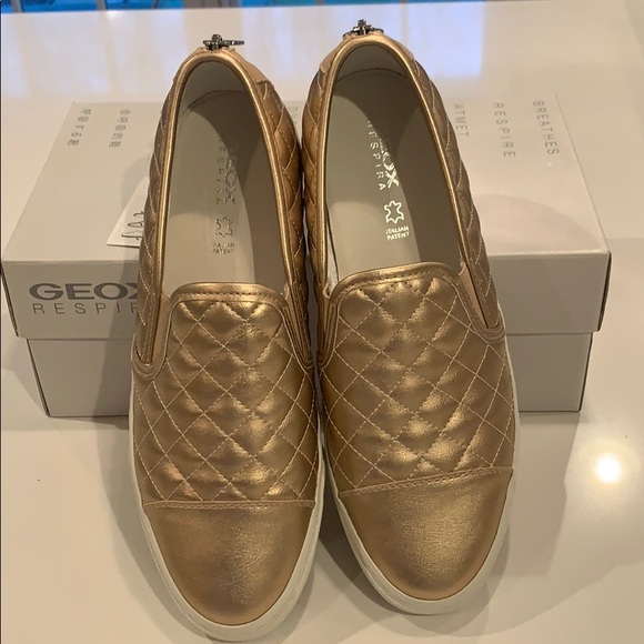 geox gold shoes
